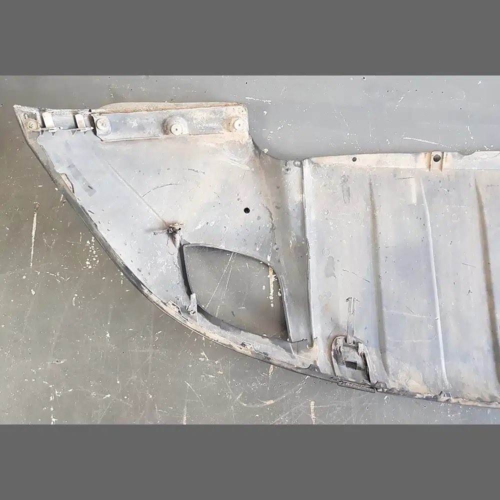 Front Spoiler for Porsche Cayenne 955 (2003-2006). PET: 95550506104G2X. Black color - Image 5