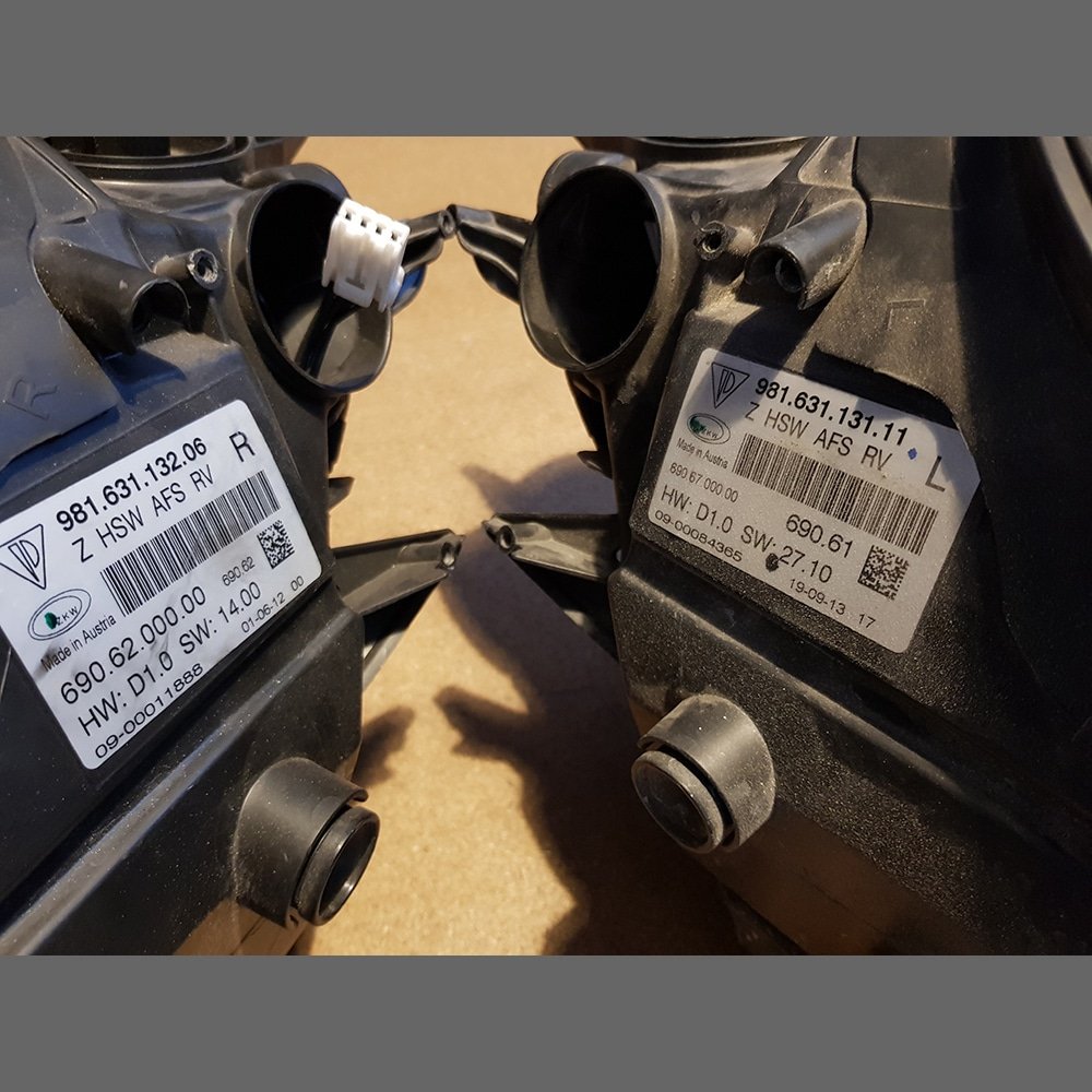 Faros bi-xenón izquierdo-derecho Porsche Cayman/Boxster 981. PET: 98163113111 - 98163113206 - Imagen 3