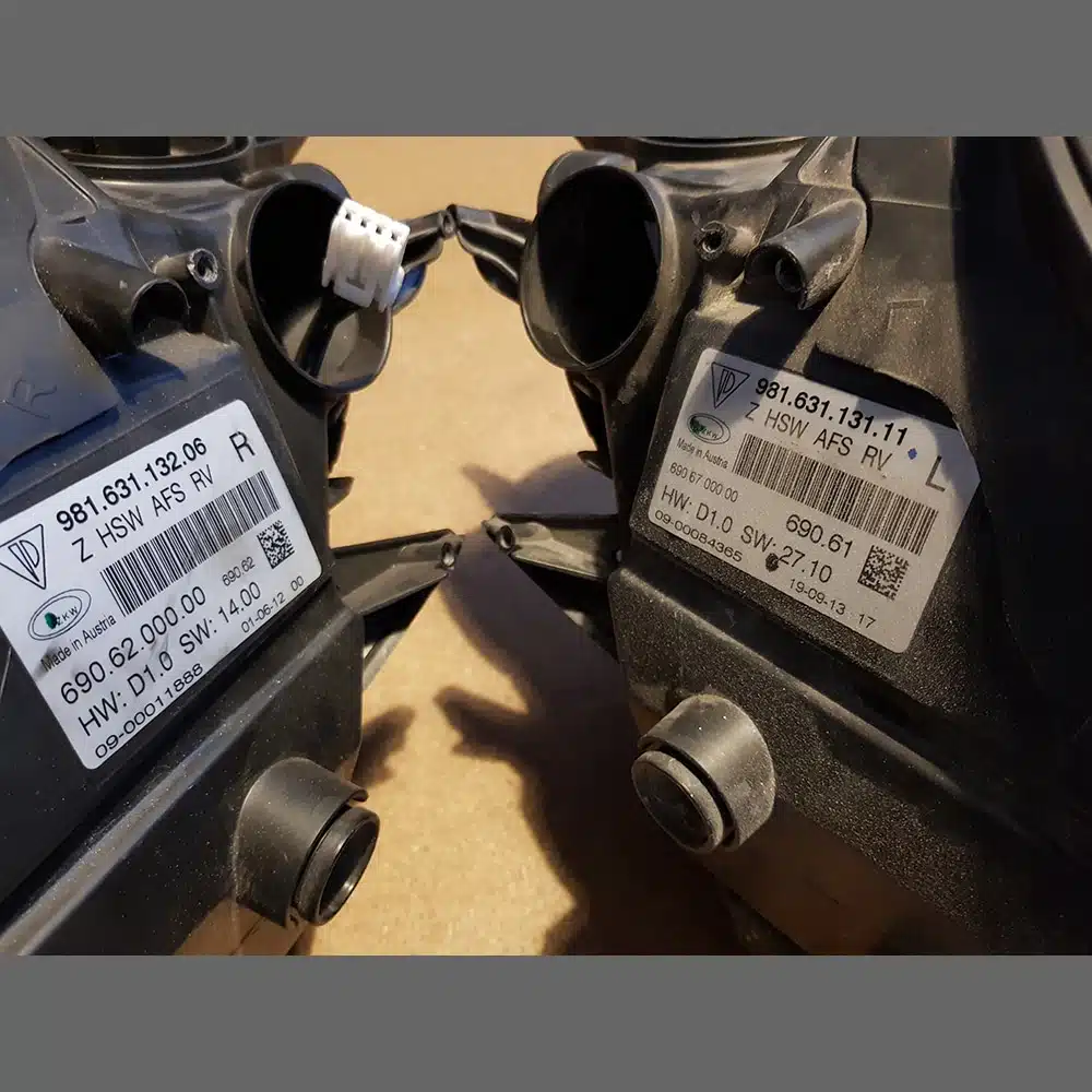 Left-right bi-xenon headlights for Porsche Cayman/Boxster 981. PET: 98163113111 - 98163113206 - Image 3