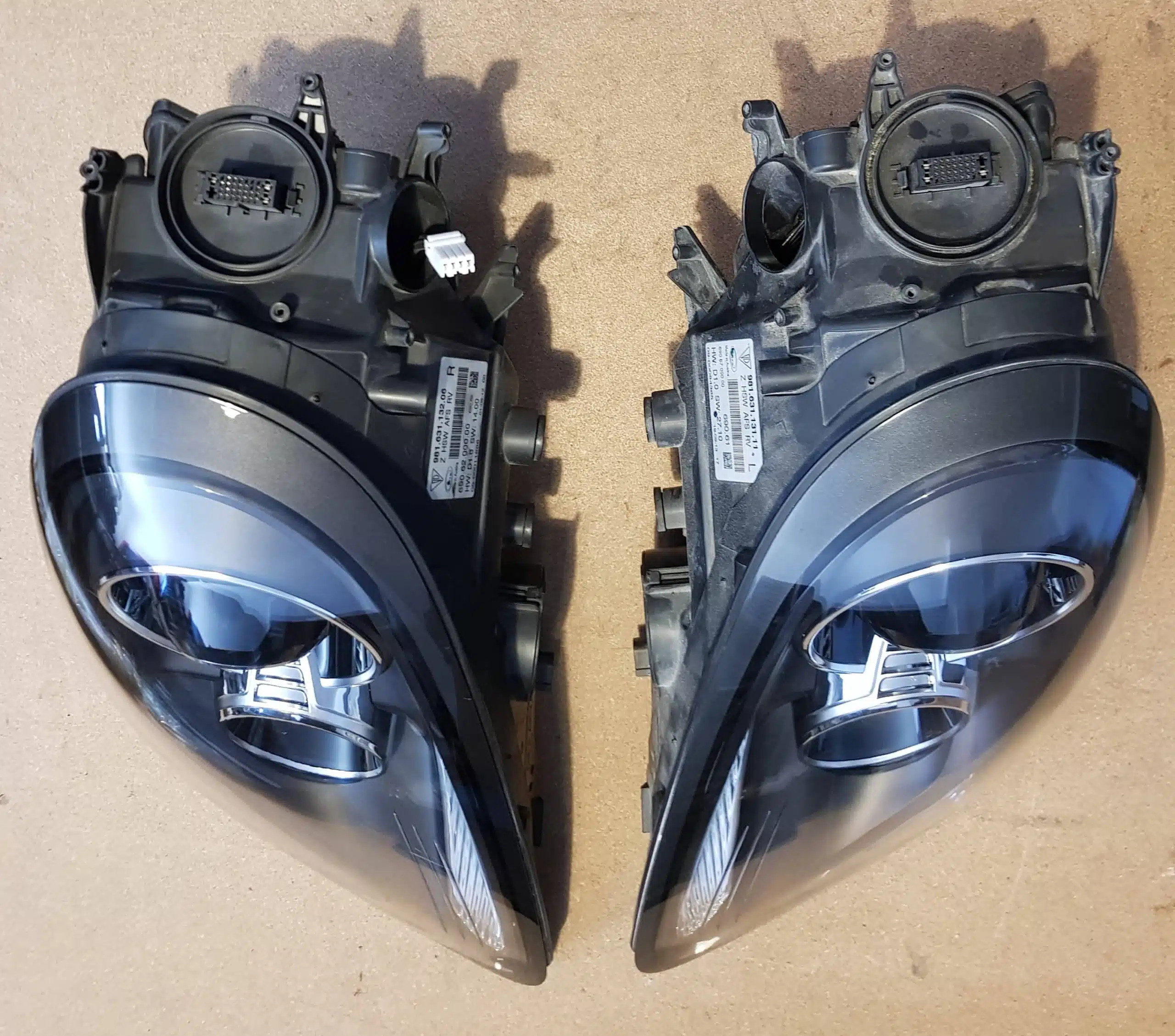 Left-right bi-xenon headlights for Porsche Cayman/Boxster 981. PET: 98163113111 - 98163113206 - Image 8