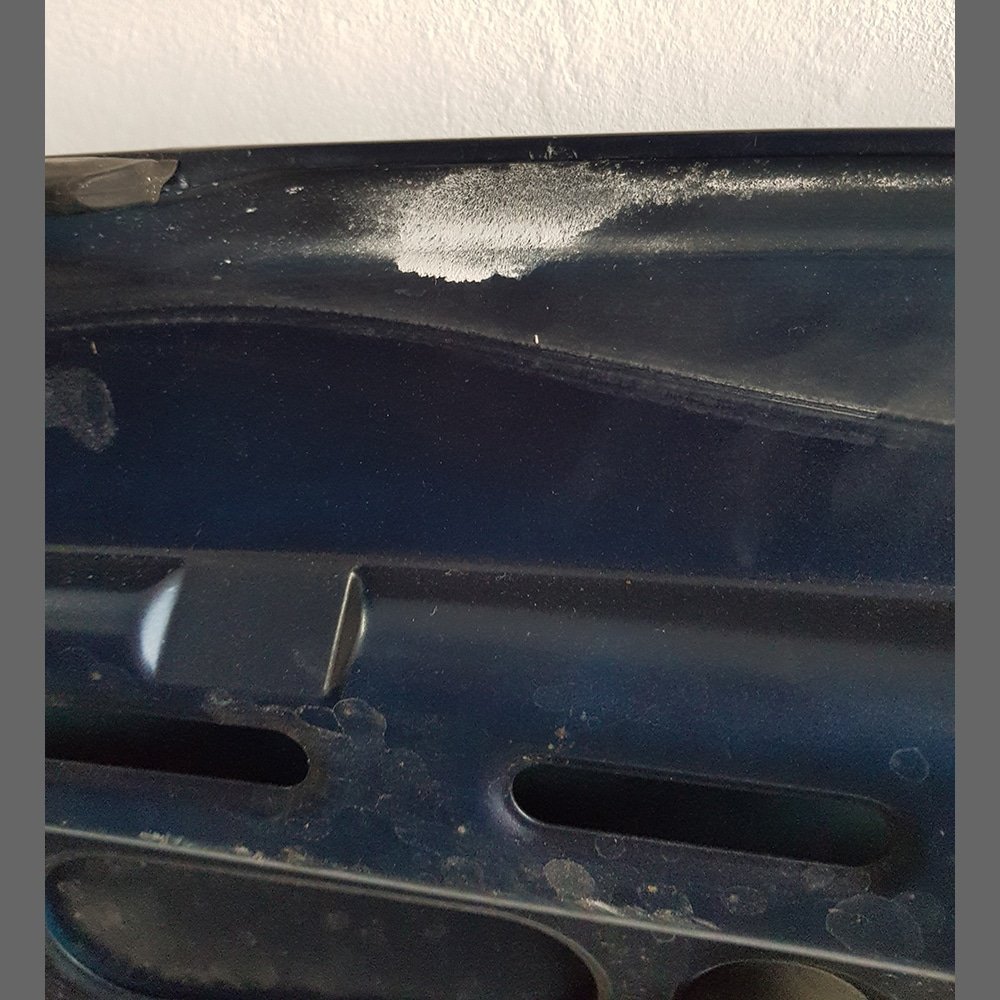 Tapa compartimento techo Porsche 986 color azul. PET: 98651401101. Con visagras. Muy buen estado! - Imagen 10