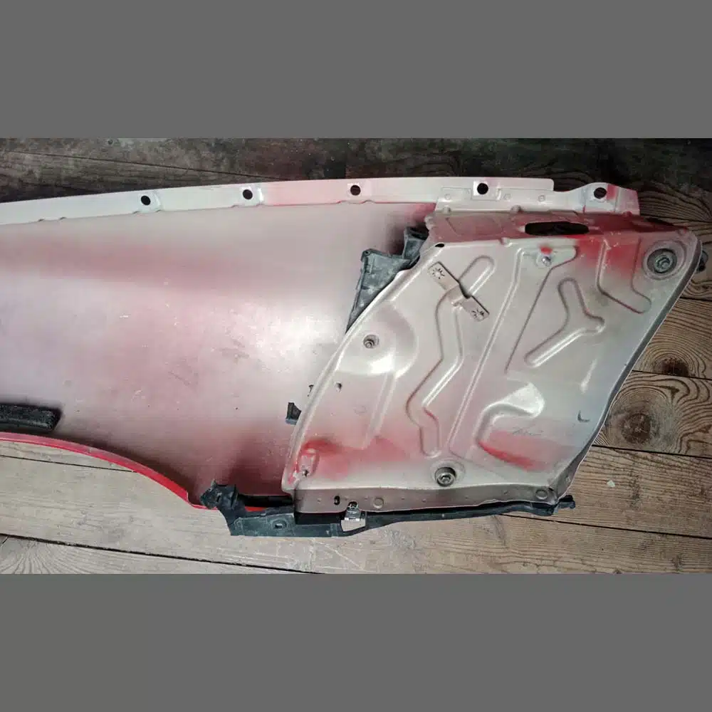 Front wing, Left side, for Porsche 996/986 MK2 with headlight reception support. PET:. PET: 99650303101GRV. Color Rojo. - Image 9