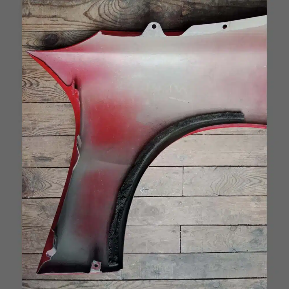 Front wing, Left side, for Porsche 996/986 MK2 with headlight reception support. PET:. PET: 99650303101GRV. Color Rojo. - Image 10