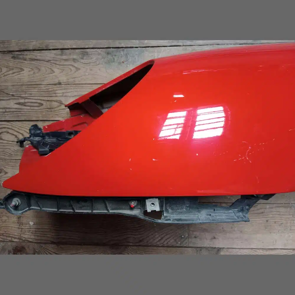 Front wing, Left side, for Porsche 996/986 MK2 with headlight reception support. PET:. PET: 99650303101GRV. Color Rojo. - Image 4