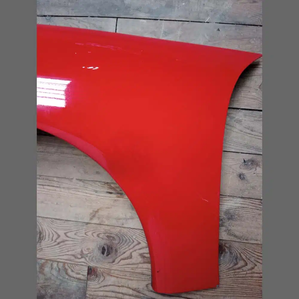 Front wing, Left side, for Porsche 996/986 MK2 with headlight reception support. PET:. PET: 99650303101GRV. Color Rojo. - Image 6