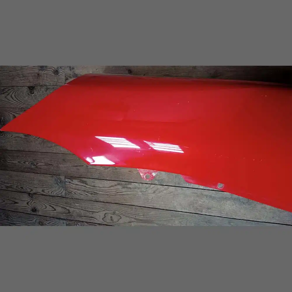 Front wing, Left side, for Porsche 996/986 MK2 with headlight reception support. PET:. PET: 99650303101GRV. Color Rojo. - Image 8