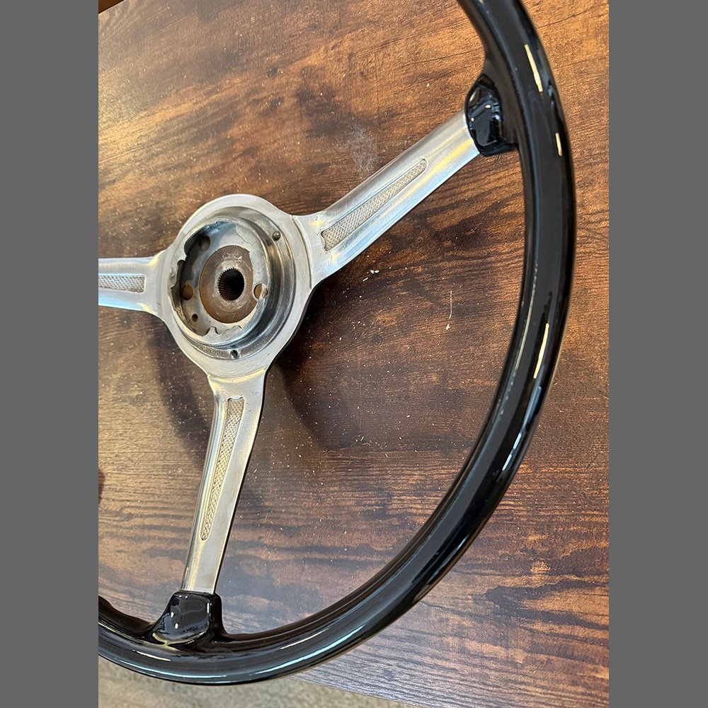 Volante Porsche 356 B / C. Diametro 425 mm. GENUINO - Imagen 4