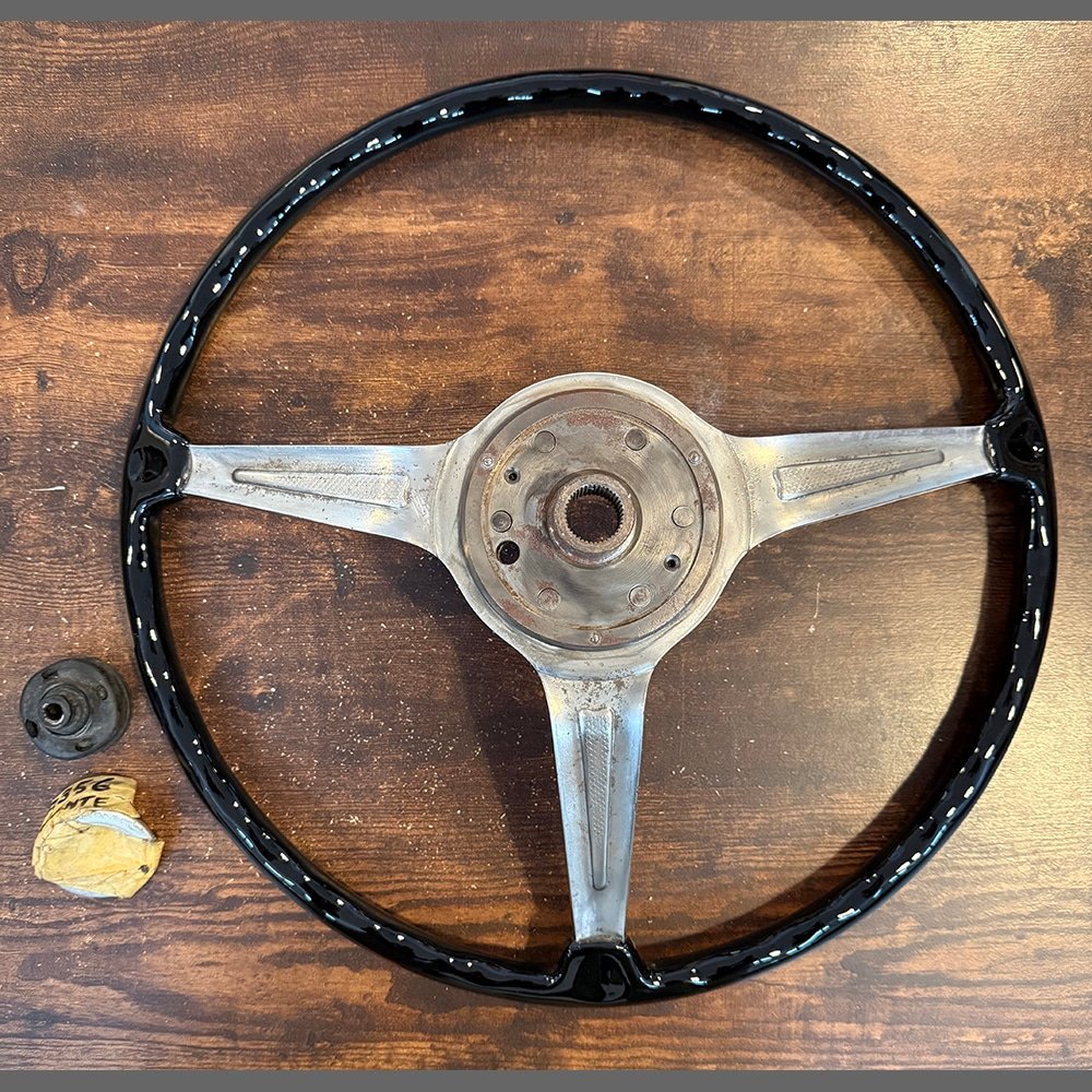 Volante Porsche 356 B / C. Diametro 425 mm. GENUINO - Imagen 6