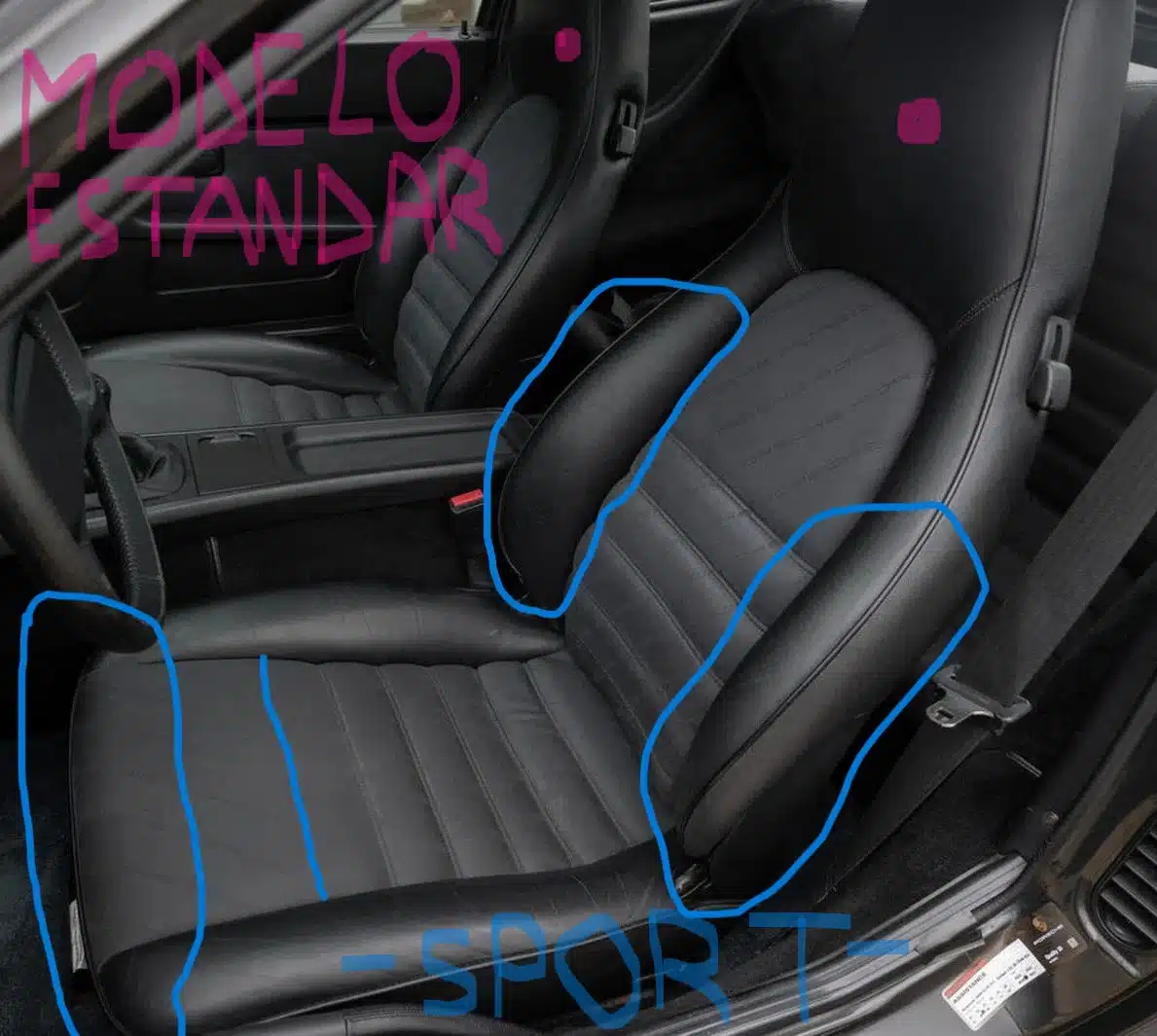 Asiento Standart Porsche